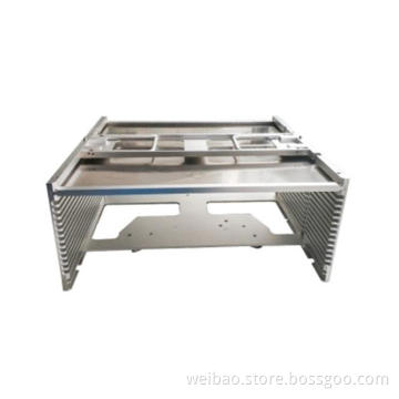 Automatic lock wafer frame box